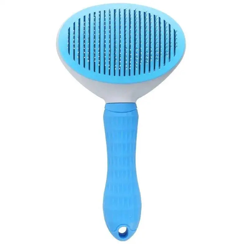 Self Cleaning Pet Hair Remover Brush Dog Cat Grooming Tool