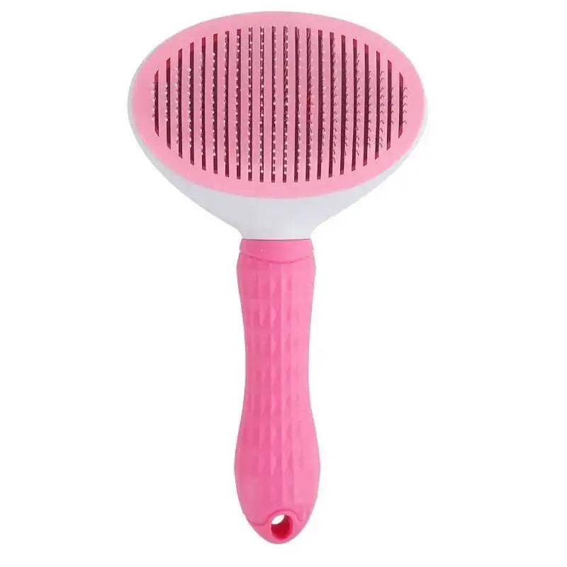 Self Cleaning Pet Hair Remover Brush Dog Cat Grooming Tool